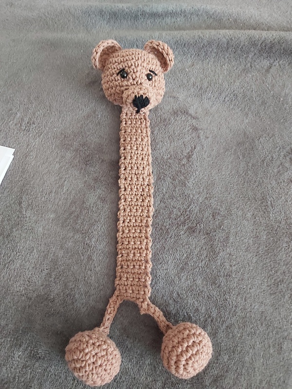 Häkelanleitung Lesezeichen Bär - Bild 4