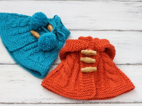 Strickanleitung für Puppeponcho