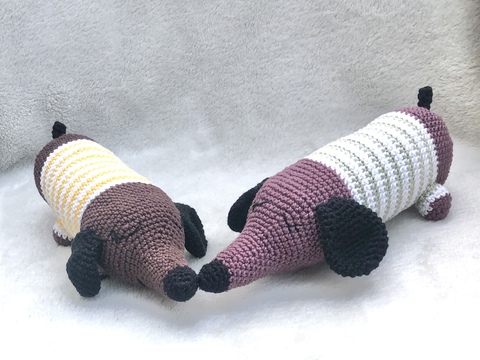 Häkelanleitung Dackel Waldemar