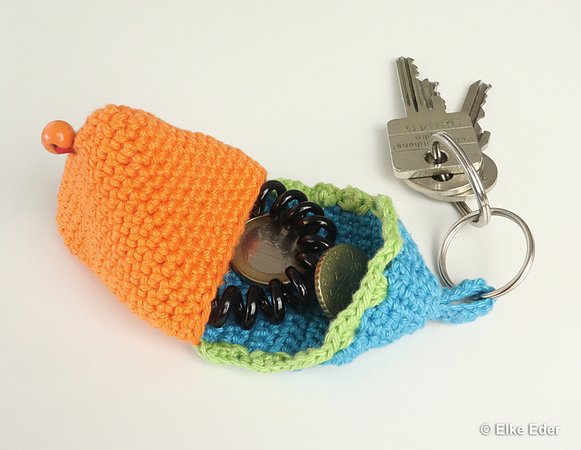 Schlüsselanhänger, Täschchen &amp;quot;Little Pyramid&amp;quot; - Häkelanleitung