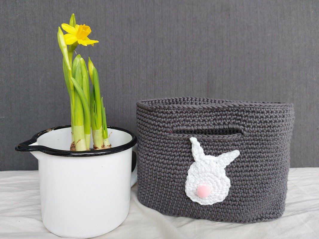 Osterkörbchen  Osternest  Körbchen  Tasche  Utensilo - Bild 2