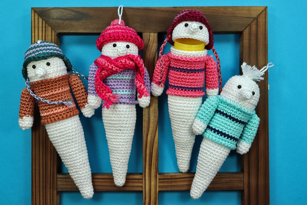 Häkelanleitung Ü-Eiszapfen "Mister Cool"