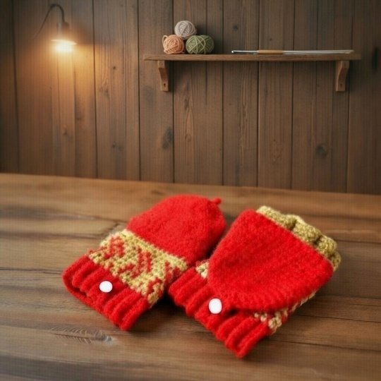 Crochet Convertible Gloves Pattern • Fingerless Mittens PDF + Video