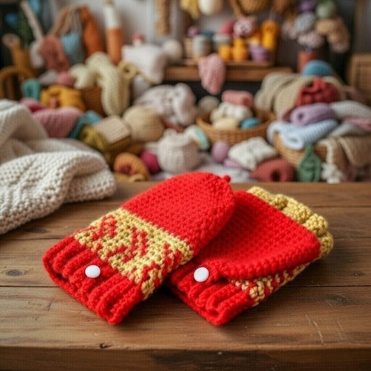 Crochet Convertible Gloves Pattern • Fingerless Mittens PDF + Video