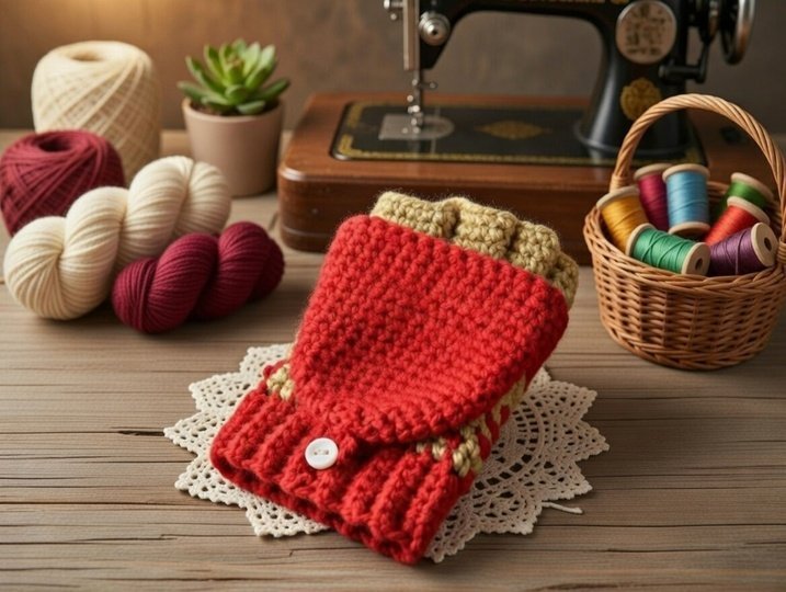 Crochet Convertible Gloves Pattern • Fingerless Mittens PDF + Video