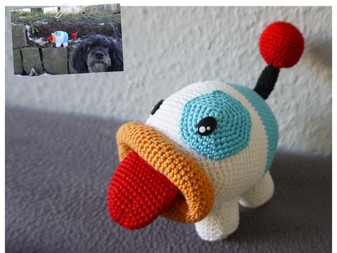 Häkelanleitung: Hund Schnuffel