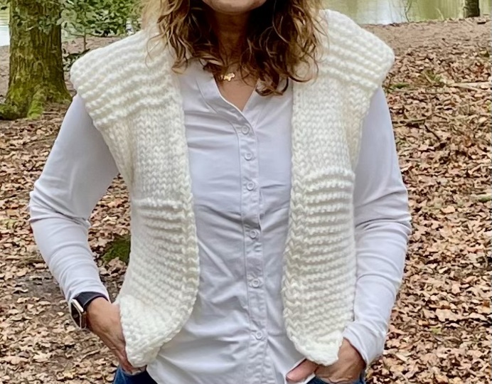 Strickanleitung Weste | Seelenwärmer 'Icecrystal'