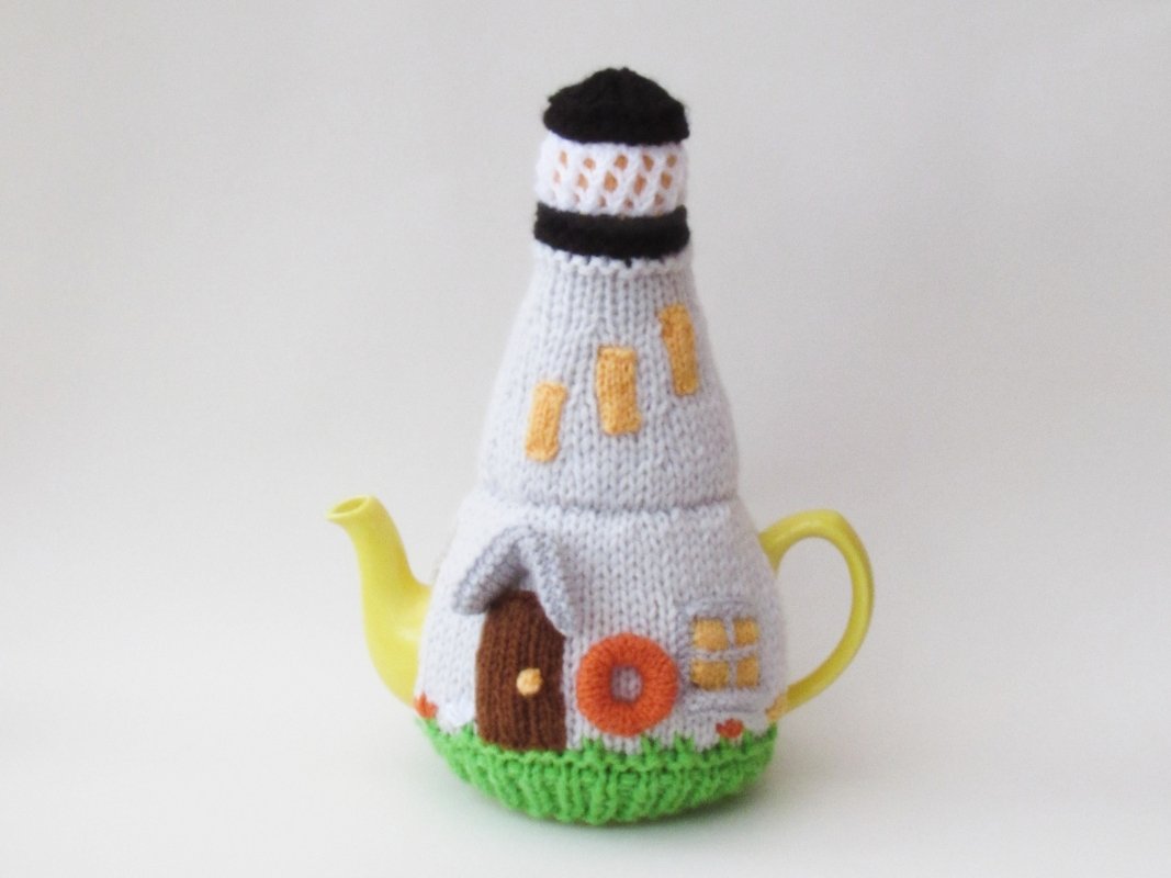 TeaCosyFolk's Lighthouse Tea Cosy Knitting Pattern