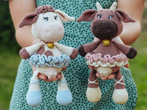 Klarabella die kuhle Ballerina Häkelanleitung