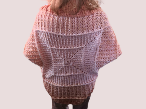 Jacke Seelenwärmer "Peaches" Häkelanleitung ab 104/110 bis Erwachsene