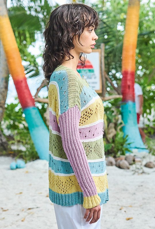 Romantischer Pulli mit Lochmuster-Herzen - Bild 3