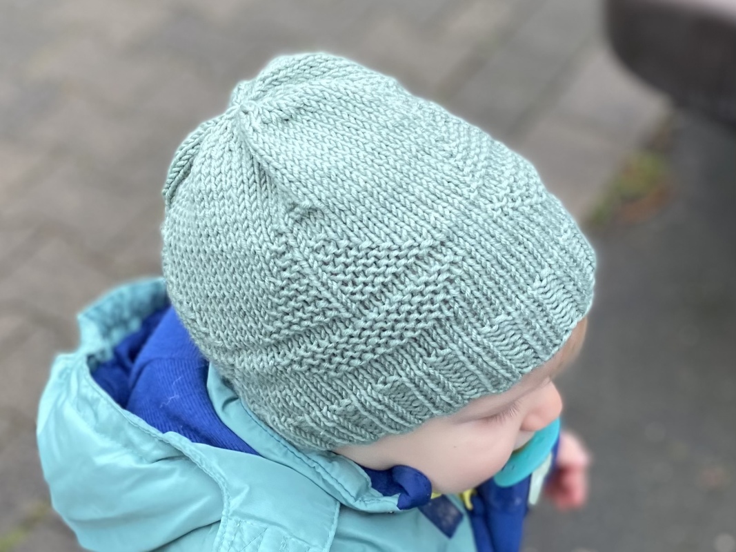 Strickanleitung Mütze mit Schiffen - sehr einfach