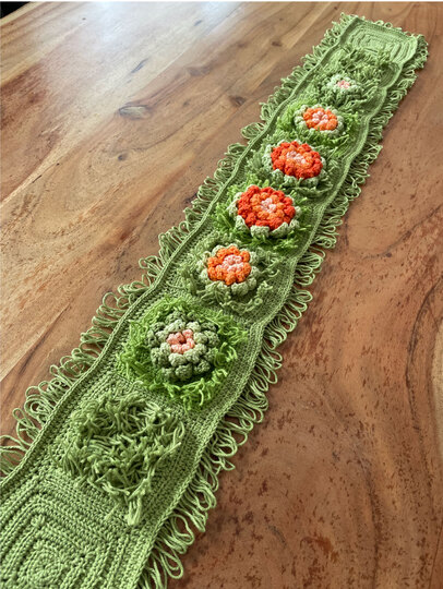 Tischläufer Oster-Frühling-Sommer-Feeling Häkelanleitung