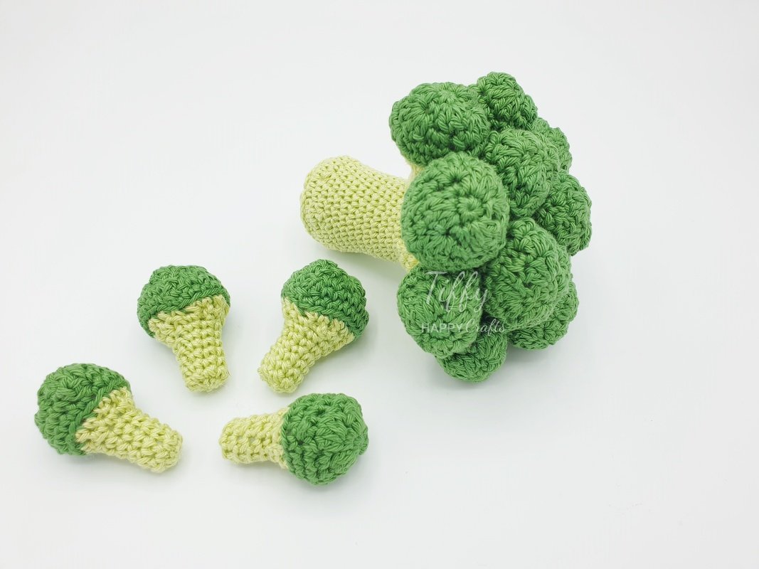 Brokkoli | Gemüse Häkelanleitung PDF - Bild 7