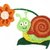 Snail crochet pattern applique