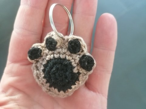 Pfote Abdruck Anhänger