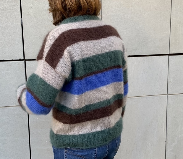 Pullover stricken | PDF-Anleitung downloaden | Elina Größe 36 – 46