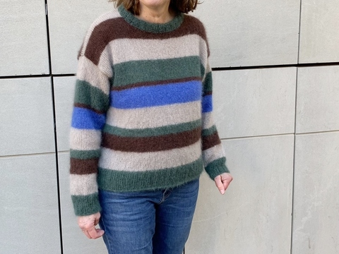 Pullover stricken | PDF-Anleitung downloaden | Elina Größe 36 – 46