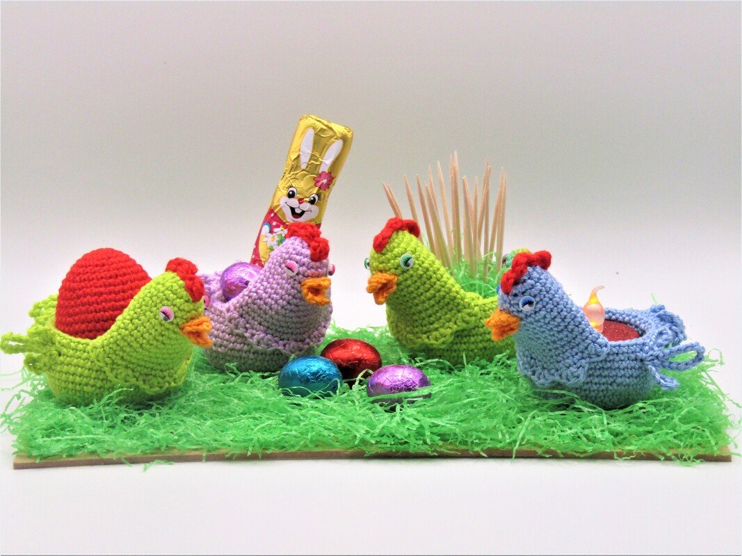 Häkelanleitung Hase Schlappohr und seine Hühner - Bild 4