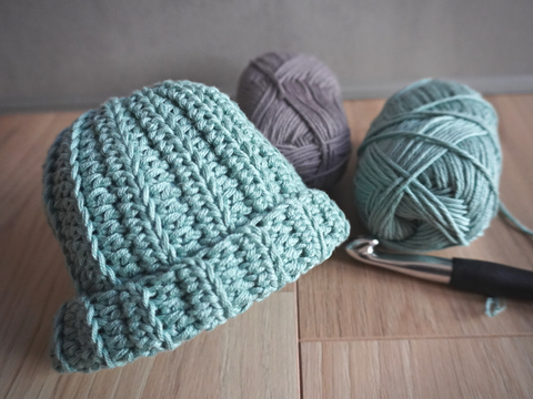 Babymütze Agave häkeln
