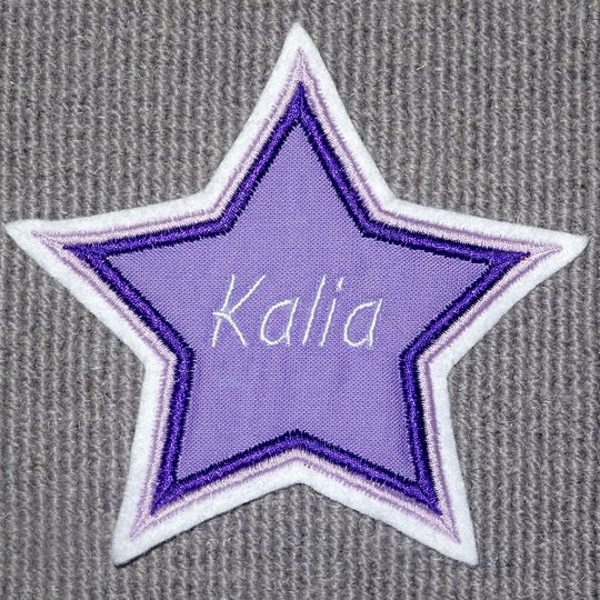 Stickdatei - Stern Rahmen mit doppeltem Rand in 16 Größen