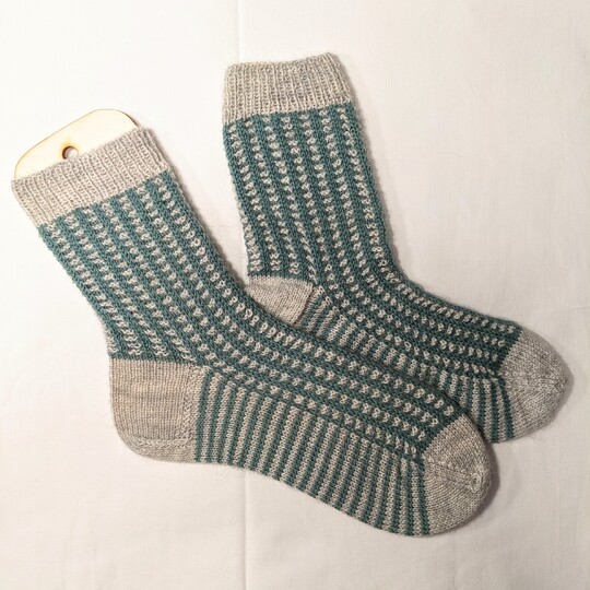 Strickanleitung Cornstripesocks