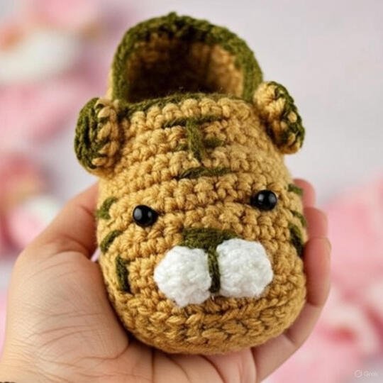 Crochet Baby Shoes with Sole – Easy Booties PDF Pattern + Video