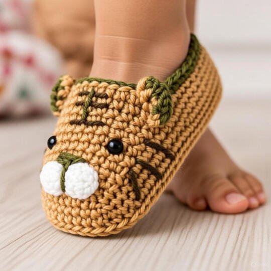 Crochet Baby Shoes with Sole – Easy Booties PDF Pattern + Video