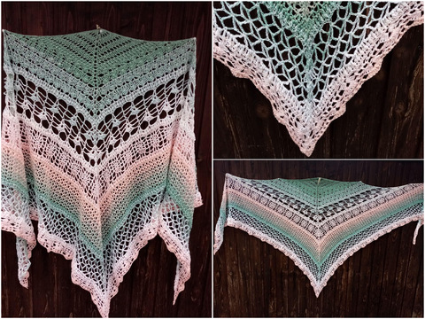 Häkelanleitung - Tuch "Azaelia"