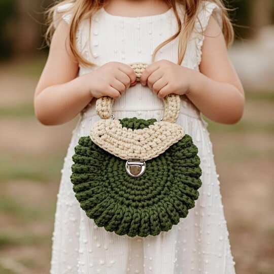 Crochet Round Bag Pattern – Easy Tote PDF + Video Tutorial