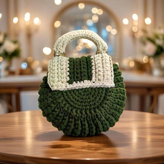 Crochet Round Bag Pattern – Easy Tote PDF + Video Tutorial
