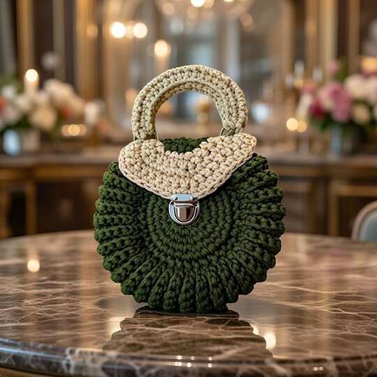 Crochet Round Bag Pattern – Easy Tote PDF + Video Tutorial