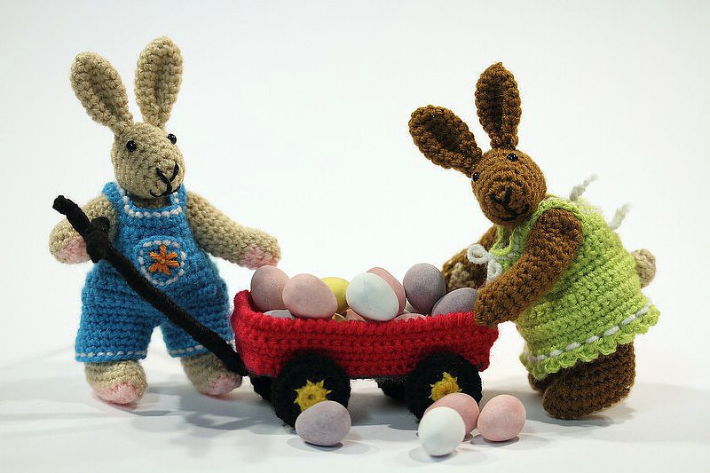 Häkelanleitung Hase Ongie & Kleidung & Bollerwagen - Bild 7