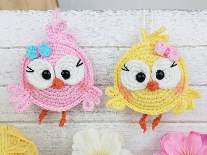 Osterküken / klein Vogel zum Aufhängen