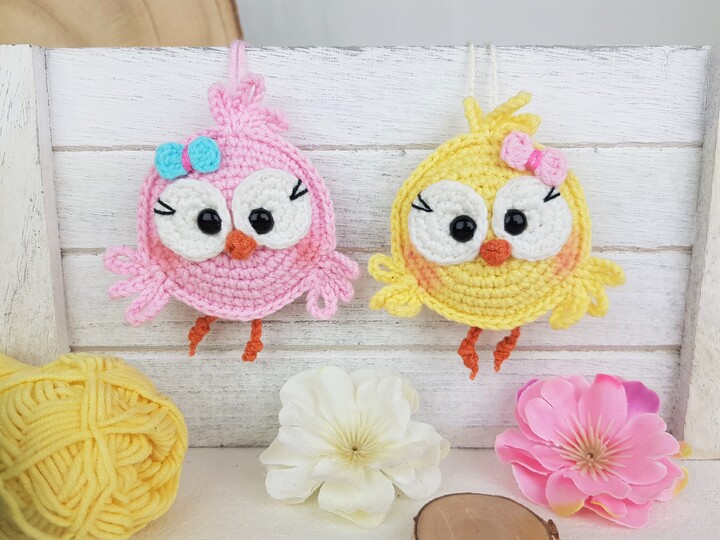 Osterküken / klein Vogel zum Aufhängen