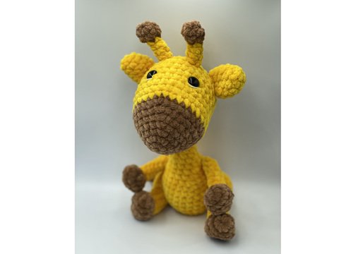 Häkelanleitung - Kuscheltier Giraffe