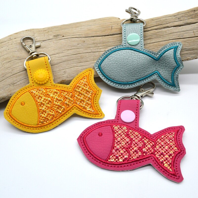 Stickdatei Fisch Schlüsselanhänger - Bild 5