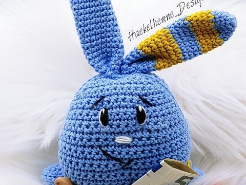 Häkelanleitung "Hasenfranz mit Einstecktasche"