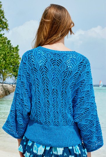 Jacke mit Fledermausärmeln