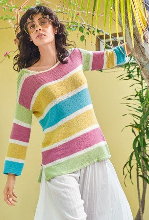 Gestreifter Pullover