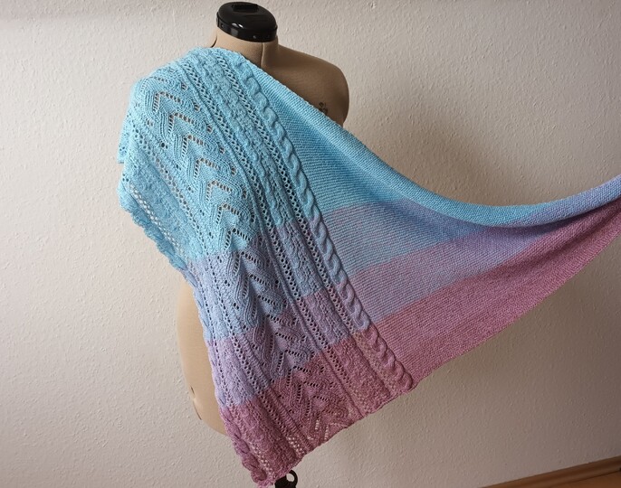 Strickanleitung für das Tuch und den Schal "Sophia"