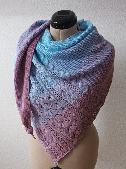 Strickanleitung für das Tuch und den Schal "Sophia"