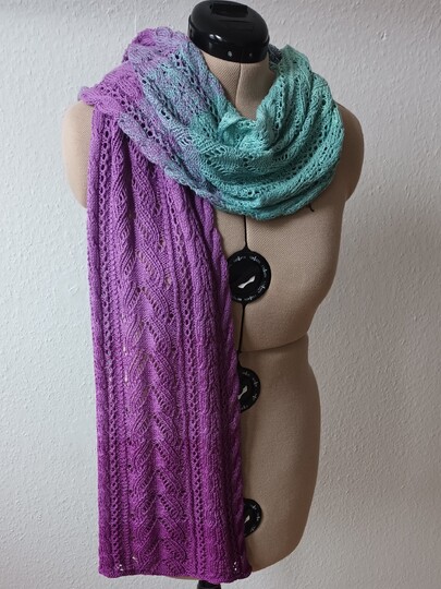 Strickanleitung für das Tuch und den Schal "Sophia"