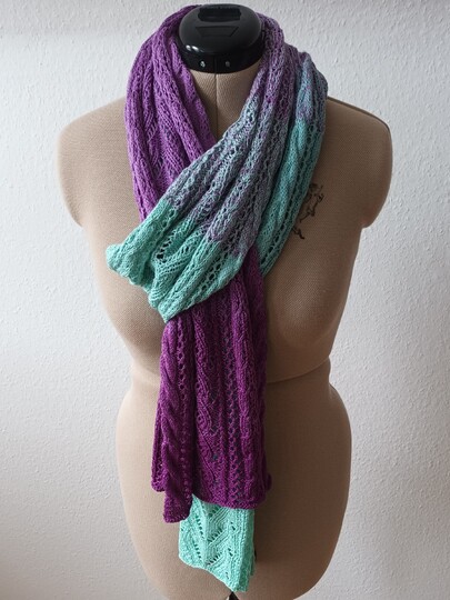 Strickanleitung für das Tuch und den Schal "Sophia"