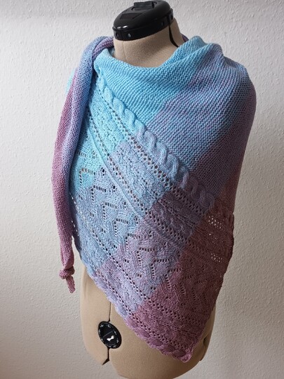 Strickanleitung für das Tuch und den Schal "Sophia"