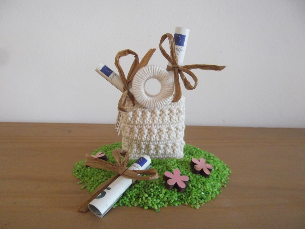 Häkelanleitung Mini-Geschenktasche "Erika" - Bild 2