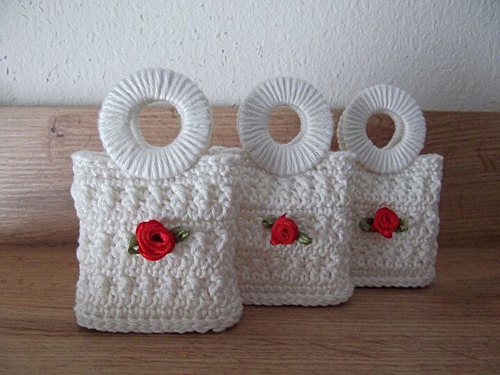 Häkelanleitung Mini-Geschenktasche "Erika"