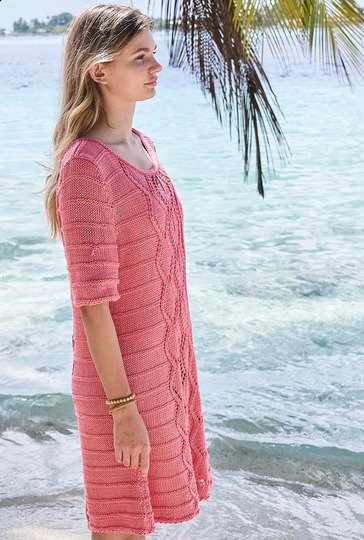 Kleid mit Querrippen