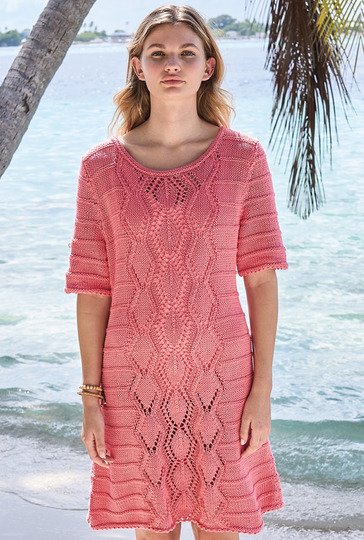 Kleid mit Querrippen