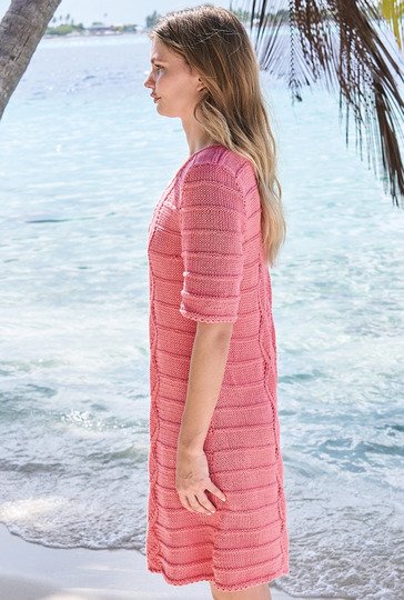 Kleid mit Querrippen